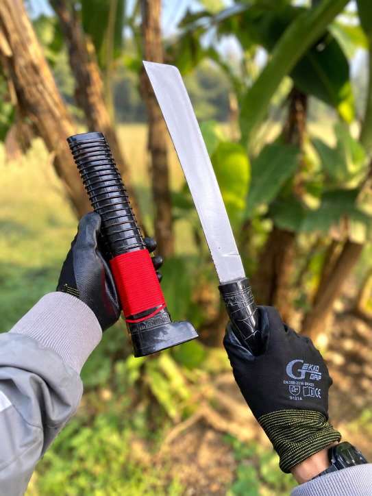 Golok Tanduk Motif Pahlawan 30 CM